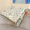 Colcha de Gasa Arrugada Lavable a Máquina para Verano, Colcha para Aire Acondicionado, Colcha Doble Lavable para Uso Doméstico de Verano, Colcha Delgada para Dormitorio Universitario