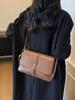 Bolso Pequeño Bolso de Mujer alrededor de 2025 Nuevo Versátil Retro Bolso Cruzado Moda Bolso Cuadrado Pequeño de un Solo Hombro Moderno