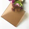 Fabricantes de Dongguan Têm Personalizado Vidro Marrom Fosco Semi-Transparente de Lado Único para Móveis e Eletrodomésticos de Casa de Acordo com as Necessidades do Cliente por Muito Tempo