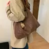 Bolsa Transversal Casual e Sofisticada de Grande Capacidade para Mulheres 2025 Outono Versátil Moda Nicho Axila Ombro Bolsa de Trabalho
