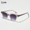 Nuevas Gafas de Sol Moda Marco Cuadrado Estilo Coreano Gm, Retro Artísticas Patas de Pin Versátiles Lisas Rubor Gafas de Sol de Pasarela