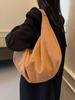Bolso de Hombro Retro Popular Transfronterizo de Gamuza Escarchada 2025 Nuevo Casual Superficie Suave Gran Capacidad