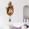 Moldura de foto em relevo dourado estilo europeu retrô Moldura para fotos Casa de família Decoração de parede Luz artística Luxo Esculpido Parede Pendurado Foto