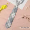 Gravata Pequena Jk para Mulheres, Estilo College, Camisa de Uniforme Xadrez Estilo Japonês Relaxado, Gravata Borboleta, Tendência Estudantil Ins Unissex Gravata Curta Sem Gravata