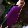 Bufanda triangular de punto con diamantes huecos de color sólido que combina con todo, nueva moda de primavera y otoño de 2024, bufanda de estilo extranjero para mujer