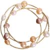 Pulsera de Cristal de Fresa Femenina Diseño de Nicho Sentido Multicapa Pulsera de Cristal Rosa Pulsera Pulsera para Flor de Durazno Venta al por Mayor Pulsera Mori Pulsera Roja en Línea