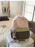 Mochila escolar transfronteriza nueva de alto valor para niñas, mochila de retazos de nicho para estudiantes, bolsa de doble hombro ligera de gran capacidad para estudiantes de secundaria y preparatoria