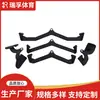 Manípulo de Puxar Personalizado, Equipamento de Fitness para Treino de Costas de Puxar para Baixo, Manípulo de Puxar para Treino, Manípulo de Plástico Revestido para Fitness com Cantos Envolvidos em Placa de Aço