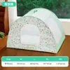 Tenda de maternidade fofa com estampa de desenho animado para primavera e verão para gatas grávidas, sala de maternidade dobrável para gatos