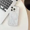 Capa Magnética de Acrílico Transparente Adequada para Iphone16Promax Capa de Celular com Cola de Glitter Capa Protetora para Carregamento Sem Fio