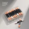 Herramientas de Manicura Palo Esponja de Doble Extremo Palo Aplicador de Polvo Espejo Mágico Aurora Palito Aplicador de Maquillaje Iluminador Nariz Sombra de Ojos Desechable Venta al por Mayor