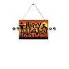 Artesanato em Madeira Placas de Porta de Halloween Decoração de Casa Presentes Pendurados Layout de Fundo de Casa Decoração de Atmosfera