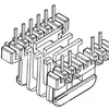 Esqueleto Transformador EE19 Esqueleto Baquelite EE20 Esqueleto Alta Frequência Bobina Multi-Slot Horizontal 4+6 Pinos 1933