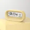 Despertador para Estudiantes, Reloj Electrónico Luminoso Inteligente, Modelo de Clima Transparente, Reloj de Escritorio con Pantalla Digital, Despertador Pequeño Súper Ruidoso