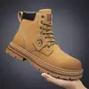 Botas Martin populares transfronterizas para hombre talla extra grande 48 talla botas para hombre estilo británico retro de caña alta botas de trabajo de cuero