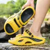 Sandálias Casuais de Verão Masculinas Tendência Versátil para Uso Externo para Adolescentes, Chinelos Esportivos Antiderrapantes