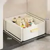Estante de almacenamiento de cocina extraíble, organizador multifuncional para debajo del fregadero, diseño nuevo, apilable