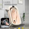 Bañera para niños Bañera plegable con sensor de temperatura para bebés recién nacidos niños y niñas Bañera colgante para sentarse y acostarse para el hogar