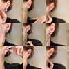 Elegantes pendientes largos con borlas de alta calidad para mujer, elegantes, de lujo ligero, diseño de nicho, nuevos y exquisitos, pendientes versátiles