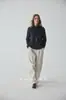 Hong Kong y American Apparel/"Fuzzy Whisper" Lana de Cachemir Sin Costuras Cuello de Pelo Cepillado Suéter de Punto Atmosférico
