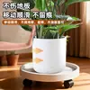 Bandeja Móvil para Macetas con Ruedas Universales, Base con Ruedas, Soporte para Bonsái, Bandeja de Agua Rodante, Diámetro Grande para Plantas en Maceta y Suculentas