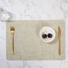 Porta-copos de Mesa Simples Escandinavo Porta-pratos de Couro Criativo Dupla Face PU Porta-pratos Ocidental Venda por Atacado de Ponto Mat Impermeável Isolante