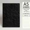 Caderno de Couro de Ovelha Logotipo Personalizado Fábrica Couro Macio Bloco de Notas de Escritório Notas de Negócios em Relevo Caderno de Reunião Personalização