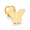 Nuevo ear cuff en forma de corazón con incrustaciones de diamantes de Amazon, acero inoxidable, versátil, único y elegante joyería de pendientes de mariposa para mujer