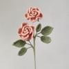 Decoración de Pared de Fondo para el Hogar Flores Artificiales Algodón de Leche de Cuatro Hebras Ganchillo Flor Artificial Ramo de Rosas Ramo de Rosas Artificiales