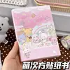 Libro de Pegatinas Lindo para Niñas Lleno de Corazón Femenino Lindos Dibujos Animados Mercancía Diario de Alto Valor Pegatinas Lindas Divertidas para DIY