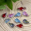 Taladro de Garra Acrílico Colorido Marquise Milenio 8*13mm Garra D Fondo Plateado Taladro Cosido a Mano Taladro DIY Ropa Joyería Accesorios