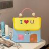 Bolso cuadrado pequeño de lona para cosméticos, bolsa de viaje ligera de gran capacidad y almacenamiento, bolso de mano de gran valor para niña.