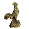 Adornos de Pollo de Latón Gu Yun Zhai Gallo de Cobre Gallo Dorado Pollo de la Gran Muralla Hogar Sala de Estar Manualidades Decoraciones