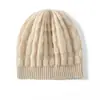 Modesto Sombrero de Cachemira para Mujer, Suave y Cálido, Sencillo y Elegante, Nuevo Modelo Otoño e Invierno, Sombrero Versátil Casual para la Cabeza
