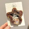 Atmósfera de Otoño e Invierno Accesorios para el Cabello Pinza para el Cabello de Estrella Pinza BB Exquisita de Alta Gama Pinza Versátil Coreana para Flequillo Pinza de Estrella de Cinco Puntas