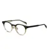 Gafas de montura plana retro hechas a mano estilo japonés para hombre y mujer 89002 montura negra de acetato imitación gafas graduadas con filtro de luz azul