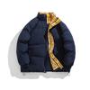 Jack Chuanyang Estilo Americano Vintage Casaco de Algodão com Penas Masculino de Inverno Espessado Casaco Pão Feminino Casaco de Inverno Masculino Casaco de Algodão