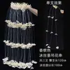 Materiales Florales Color Champaña, Arreglo Floral para Pasillo de Boda Estilo Europeo, Decoración de Salón de Bodas, Muebles Blandos para el Hogar, Venta al por Mayor de Flores de Seda para Pasillo
