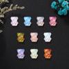 Uñas DIY decorativas diamante plano oso lindo animal Cristal moca tridimensional gato diamante de vidrio plano mayoreo