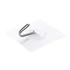 Gancho adhesivo transparente sin costuras, gancho adhesivo perforado para cocina, gancho sin pasta para abrigos y sombreros, adhesivo superfuerte de fabricantes de baños.