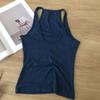 Hers# Pescoço pendurado em forma de I Camisola Colete Feminino Confortável Respirável Cobertura Parm-leite Fio Algodão Meninas Jaqueta Micro-negócio Explosões