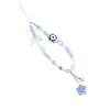 Cadena de cuentas de colores dopamina de moda para teléfono con colgantes de corazón y flor de acrílico para bolsos y cámaras de niñas