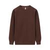 Sudadera de Cuello Redondo Ropa de Trabajo con Logo Estampado Moda Hombros Descubiertos Delgada de Manga Larga Uniforme de Grupo Uniforme Escolar Ropa de Trabajo Corporativa Bordar