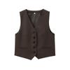 Traje Europeo y Americano Cinturón Nuevo Viaje Cuello en V Sin Mangas Chaleco Chaleco 2010775 Pantalones de Pierna Ancha de Cintura Alta 1255506