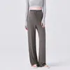 Calças Casuais de Maternidade para Uso ao Ar Livre, Calças Largas de Cintura Alta Plus Size com Cordão Ajustável Antiderrapantes, Calças de Maternidade Pupu Clothing Primavera e Verão para Mulheres