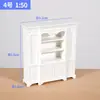 Modelo Muebles Mesa Mesa de Arena Materiales DIY Hecho a Mano Miniatura Decoraciones de Interior Escena Sillas Mini Mesa y Sillas