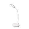 Luminária de mesa pequena inteligente para leitura com escurecimento infinito, plugue USB, luminária de mesa touch, LED para quarto e mesa, luminária de mesa dobrável