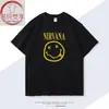 Camiseta de Manga Corta de Algodón Banda Nirvana Nirvana Rock Solitario Anime Dos Dimensiones Cos Ropa para Estudiantes Hombres y Mujeres