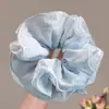 Novo modelo 2026 scrunchie de cetim preto para mulheres, elástico de cabelo de alta qualidade, elástico elegante para rabo de cavalo baixo, acessório de cabelo estilo casual