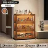 Armário de Exibição de Figuras Vidro Acrílico Modelo Pontos de Resgate Fechadura Troféu Transparente Boneca Ornamentos Armário à Prova de Poeira